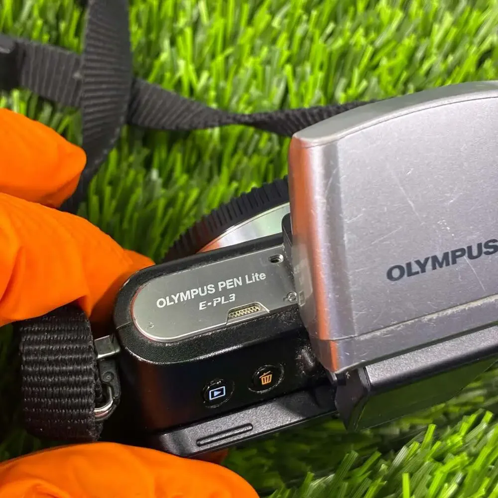 Olympus PEN Lite E-PL3 Mirrorless Digital Camera with Accessories